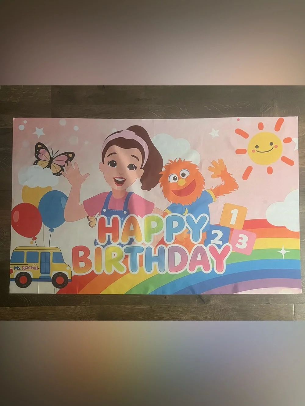 Ms Rachel Birthday Banner Decoration